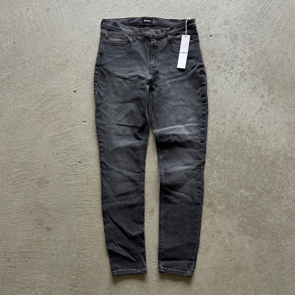 BRAND NEW Hudson Natalie Pants Womens Size 27 Black Super Skinny Ankle Mid Rise